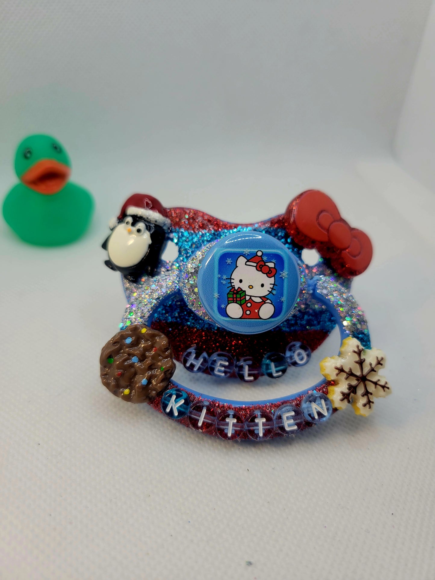 Adult pacifier hello kitten