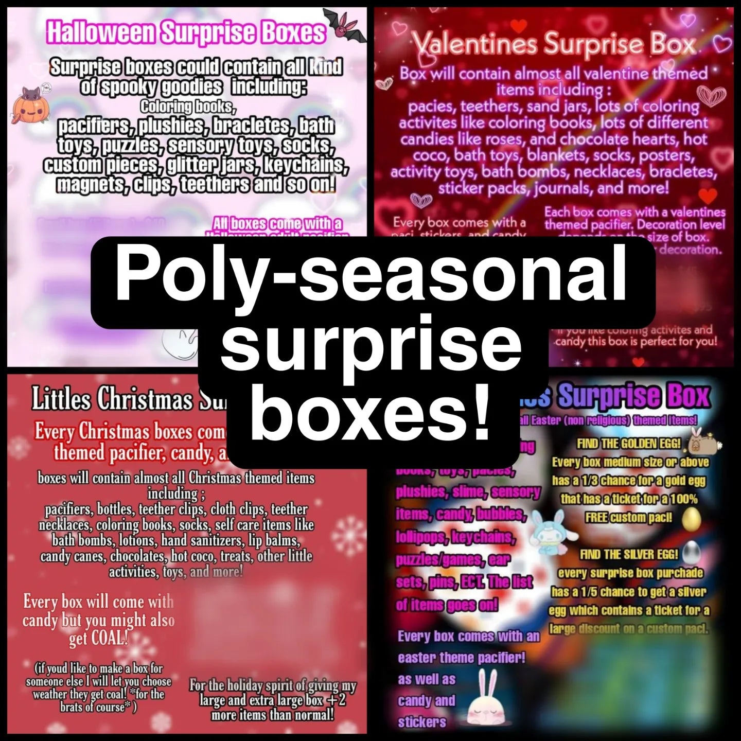 Poly-seasonal Surprise boxes