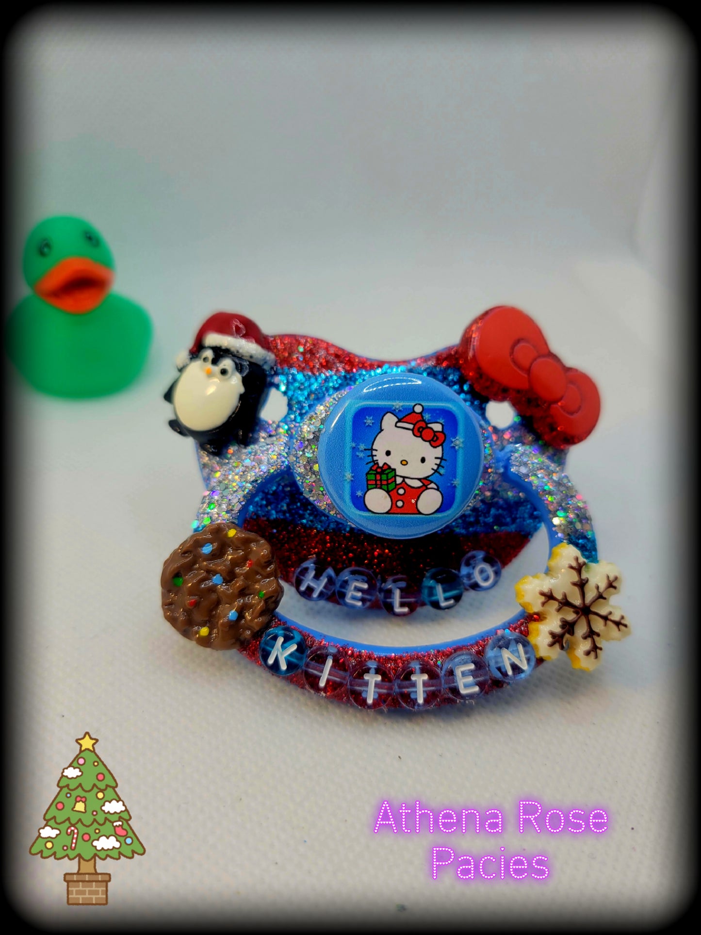 Adult pacifier hello kitten