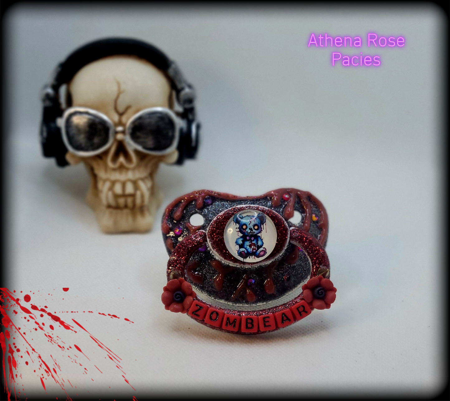 Adult pacifier Zombear