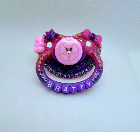 Adult pacifier Kuromi Brat