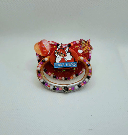 Adult pacifier Foxy Nerd