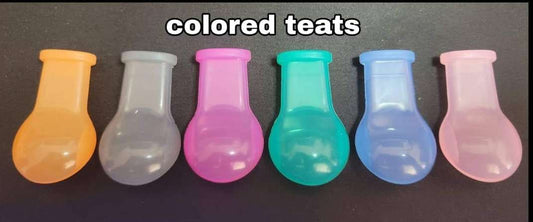 Colored teat add on